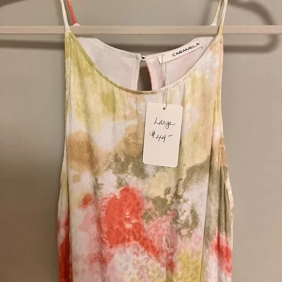 NWT Tie Dye Sundress – Coral Blush – USA Made - Picture 5 of 5